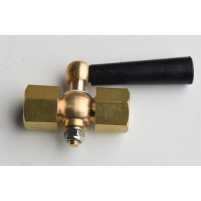 Brass gauge cock, screwed bsp